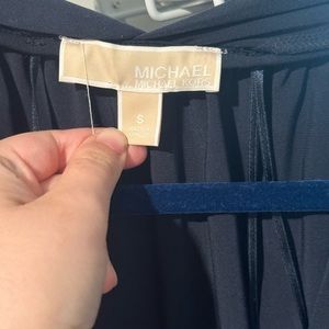 Michael Kors Navy Jampsuit size S pockets tied